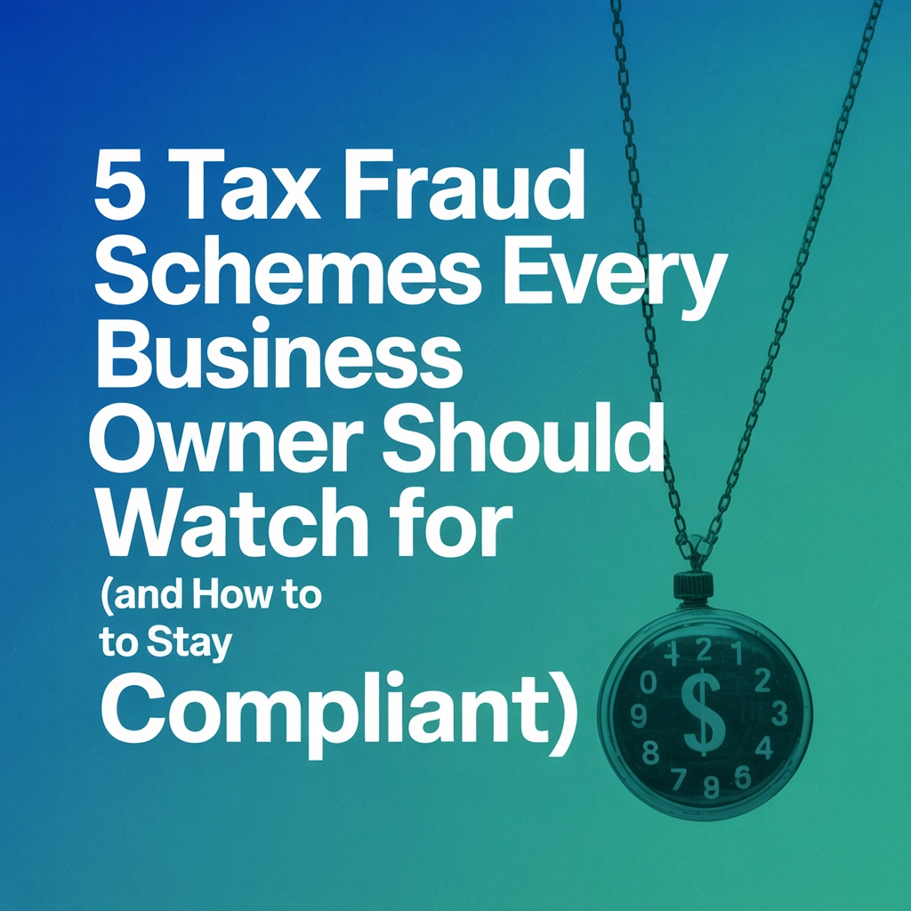 5 Tax Fraud Schemes Every Business Owner Should Watch For (and How to Stay Compliant)