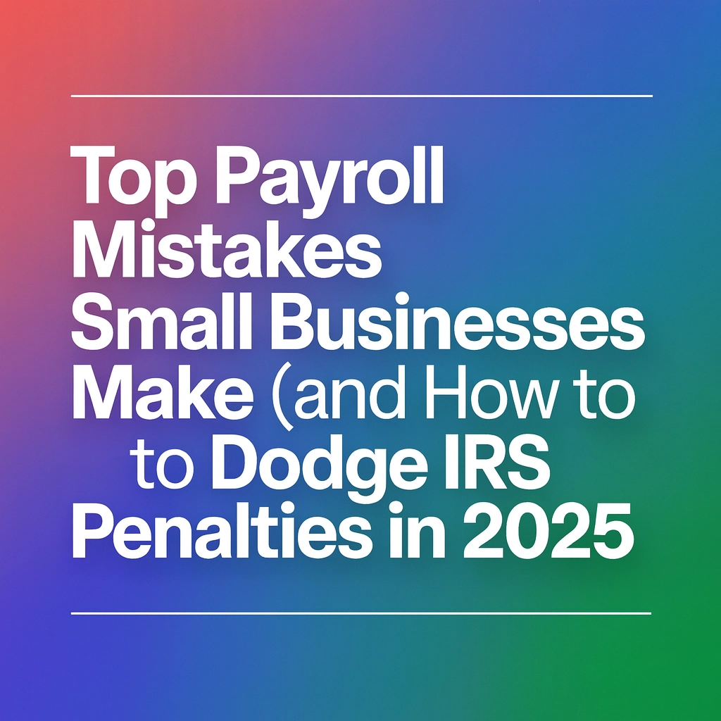 Top Payroll Mistakes Small Businesses Make.